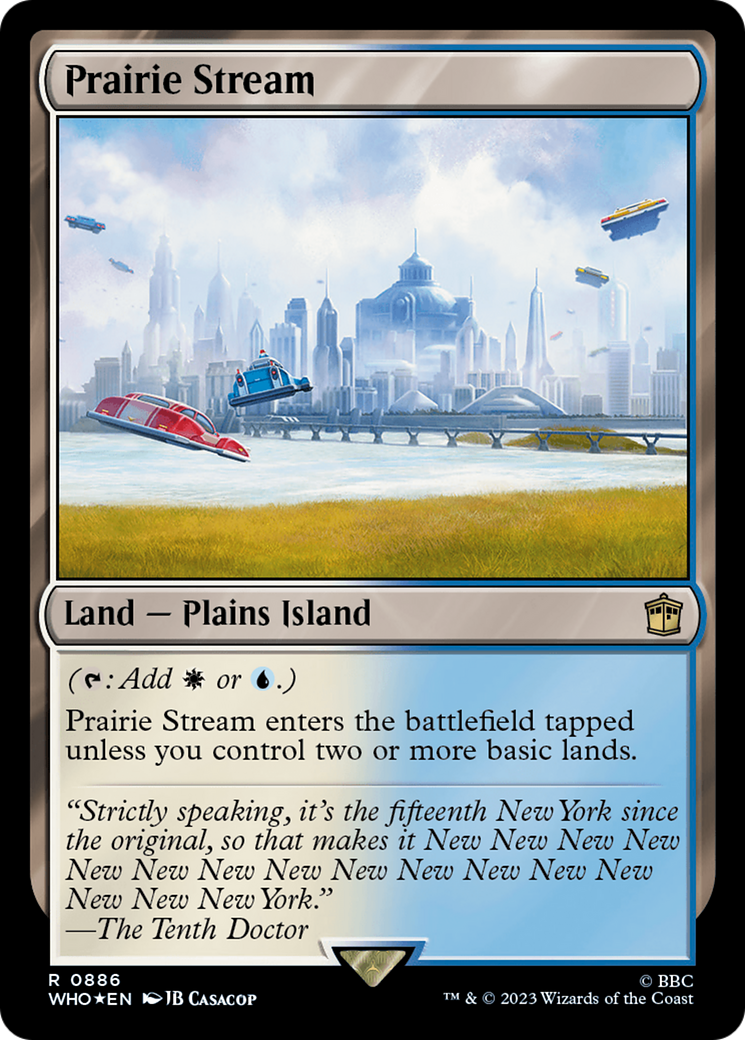 Prairie Stream (Surge Foil) [Doctor Who] | Tables and Towers