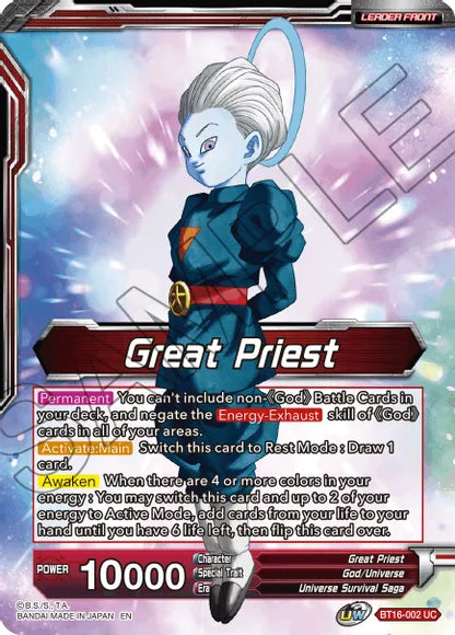 Great Priest // Great Priest, Commander of Angels (BT16-002) [Realm of the Gods] | Tables and Towers