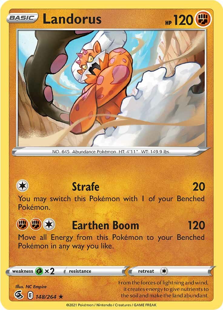 Landorus (148/264) [Sword & Shield: Fusion Strike] | Tables and Towers