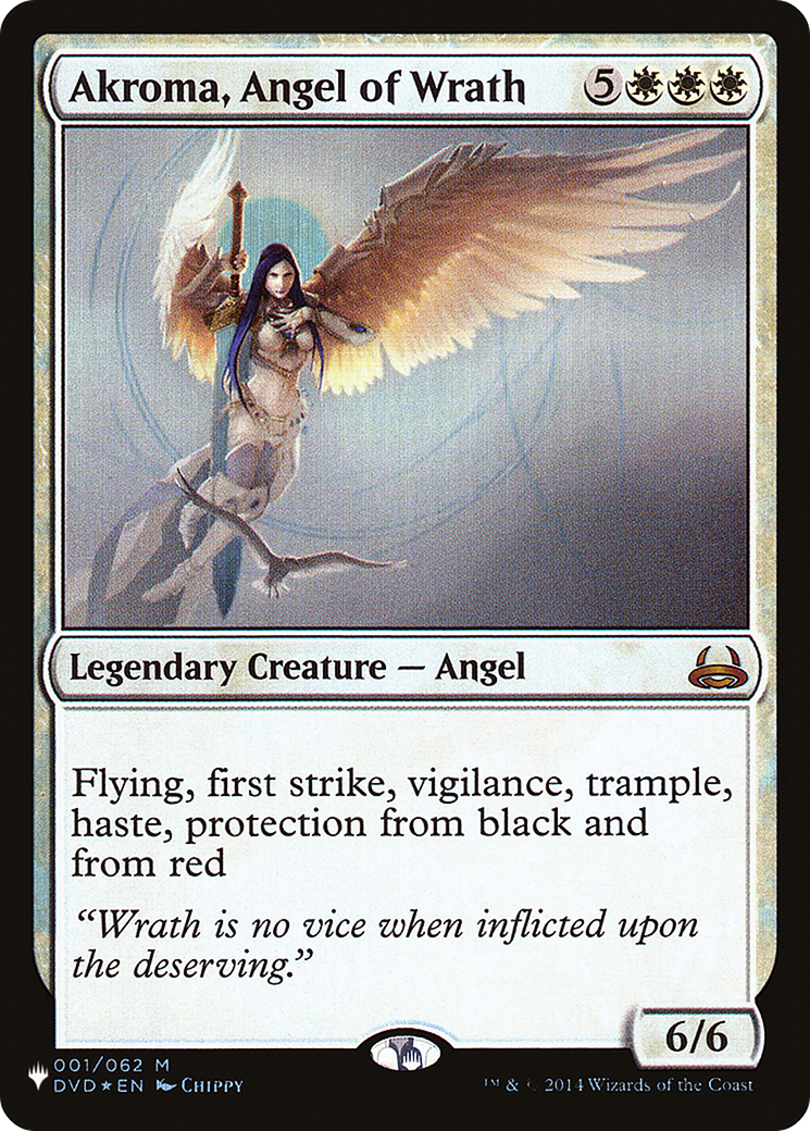 Akroma, Angel of Wrath [The List Reprints] | Tables and Towers