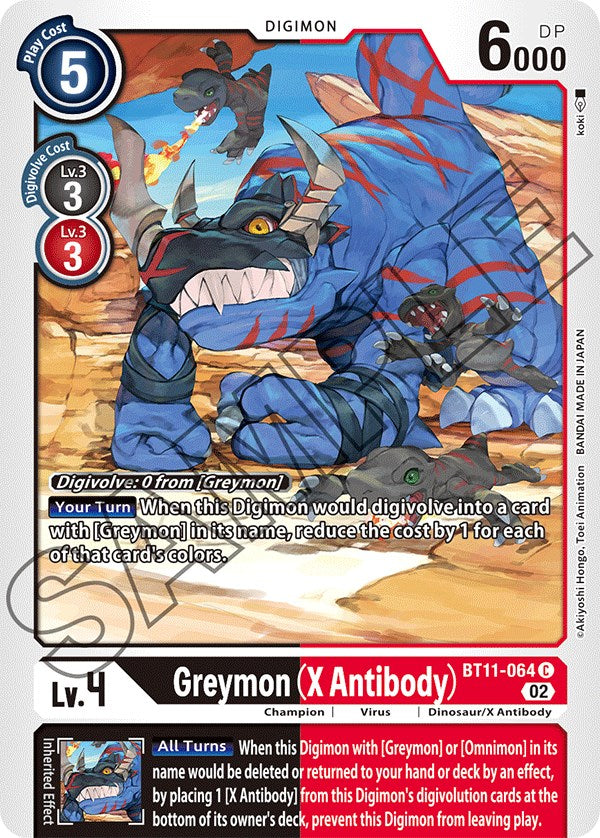 Greymon (X Antibody) [BT11-064] [Dimensional Phase] | Tables and Towers