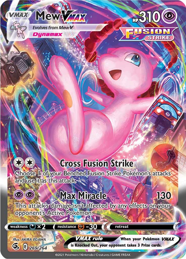 Mew VMAX (269/264) [Sword & Shield: Fusion Strike] | Tables and Towers