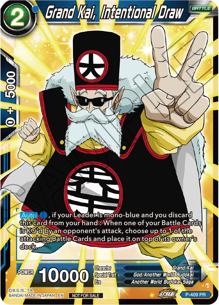 Grand Kai, Intentional Law (Zenkai Series Tournament Pack Vol.1) (P-409) [Tournament Promotion Cards] | Tables and Towers