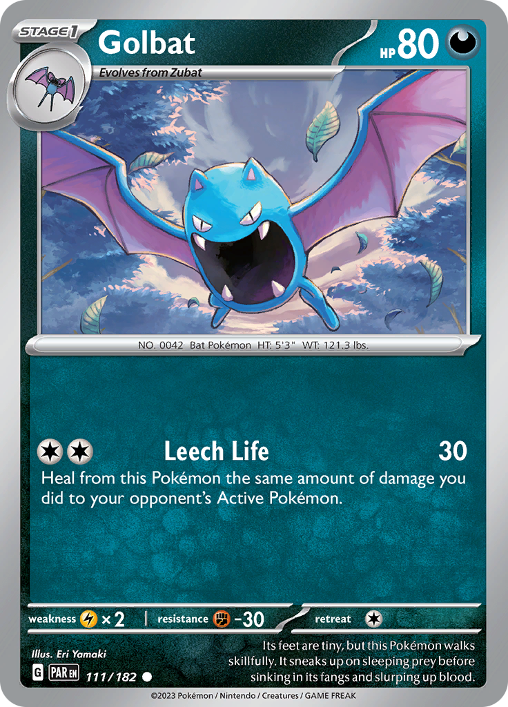 Golbat (111/182) [Scarlet & Violet: Paradox Rift] | Tables and Towers