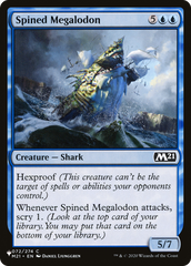 Spined Megalodon [The List Reprints] | Tables and Towers