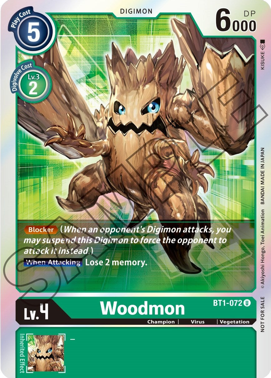 Woodmon [BT1-072] (Event Pack 1) [Release Special Booster Promos] | Tables and Towers