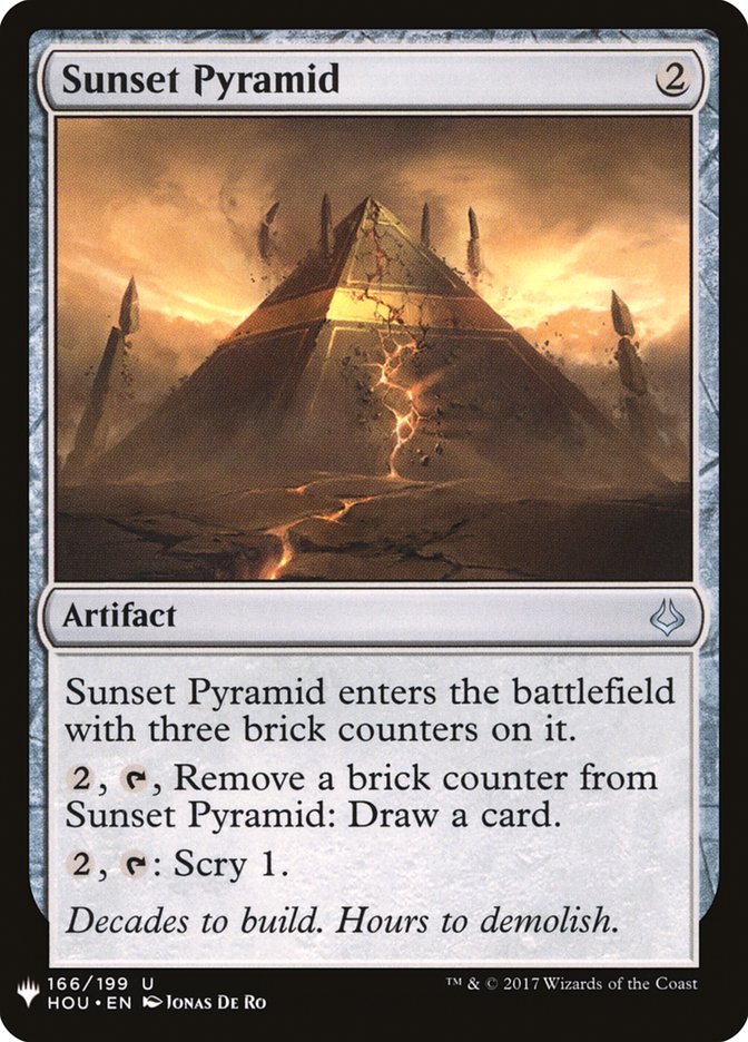 Sunset Pyramid [Mystery Booster] | Tables and Towers