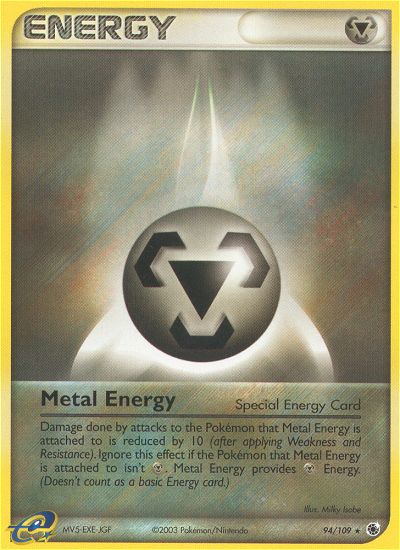 Metal Energy (94/109) [EX: Ruby & Sapphire] | Tables and Towers