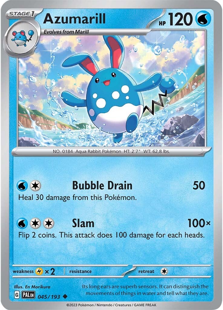 Azumarill (045/193) [Scarlet & Violet: Paldea Evolved] | Tables and Towers