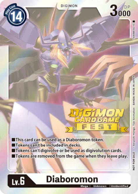 Diaboromon Token (Digimon Card Game Fest 2022) [Release Special Booster Promos] | Tables and Towers