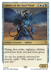 Sphinx of the Steel Wind (White Border) [Mystery Booster 2] | Tables and Towers