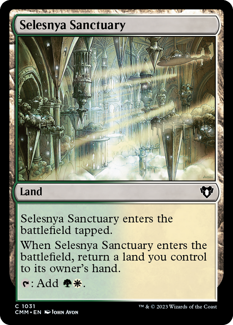 Selesnya Sanctuary [Commander Masters] | Tables and Towers