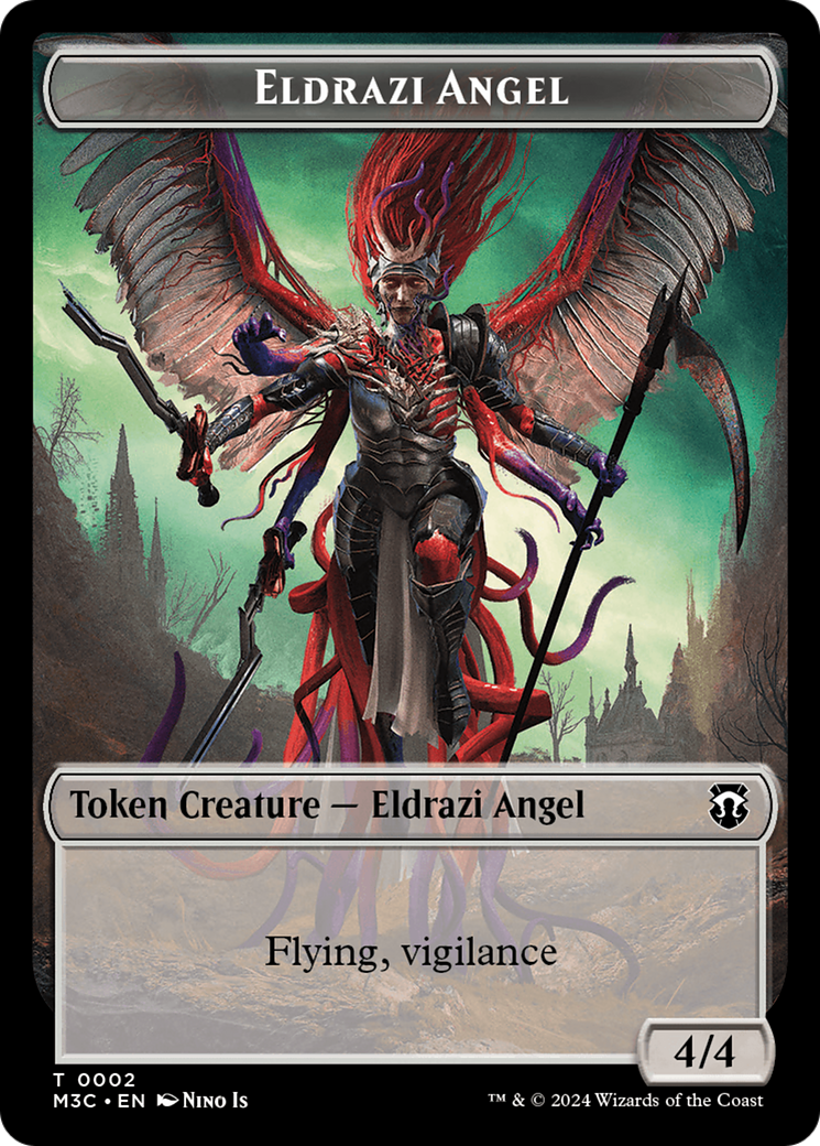 Eldrazi Angel // Copy Double-Sided Token [Modern Horizons 3 Commander Tokens] | Tables and Towers