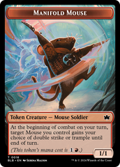 Sword // Manifold Mouse Double-Sided Token [Bloomburrow Tokens] | Tables and Towers