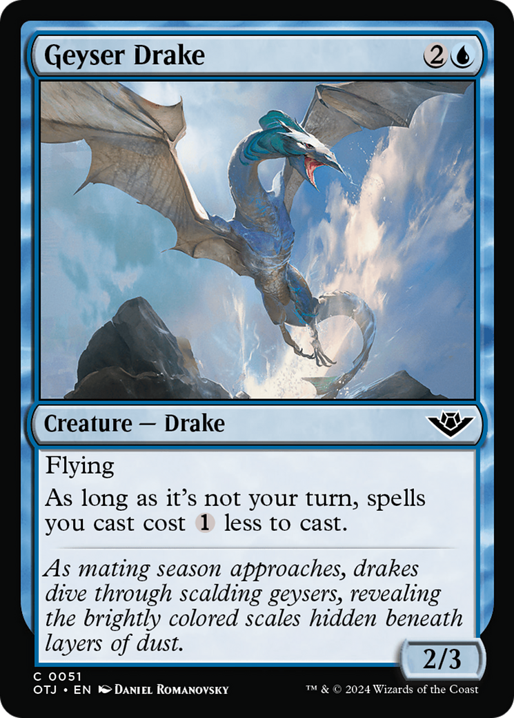 Geyser Drake [Outlaws of Thunder Junction] | Tables and Towers