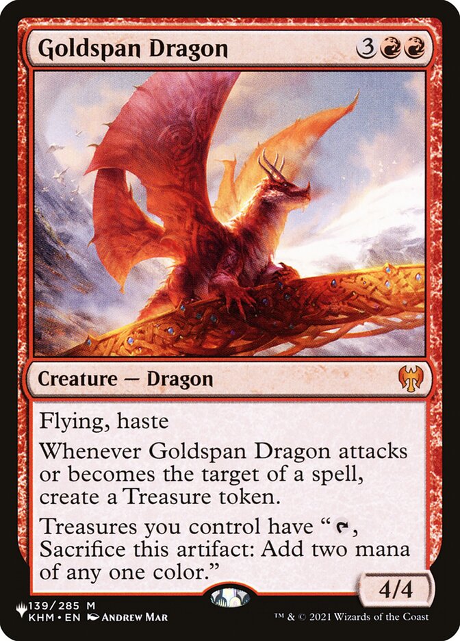 Goldspan Dragon [The List] | Tables and Towers