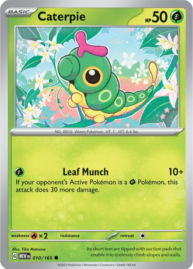 Caterpie (010/165) [Scarlet & Violet: 151] | Tables and Towers