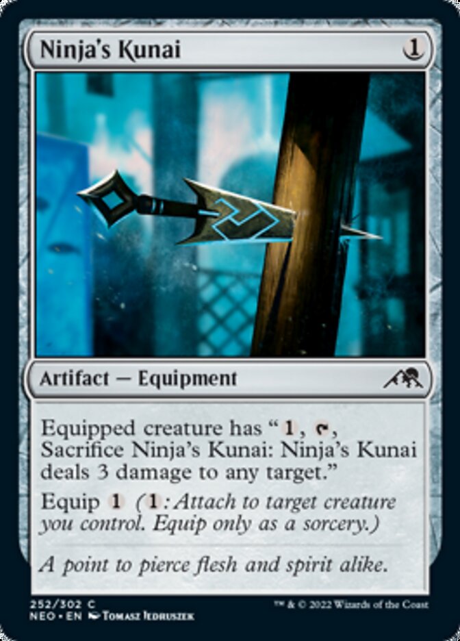 Ninja's Kunai [Kamigawa: Neon Dynasty] | Tables and Towers