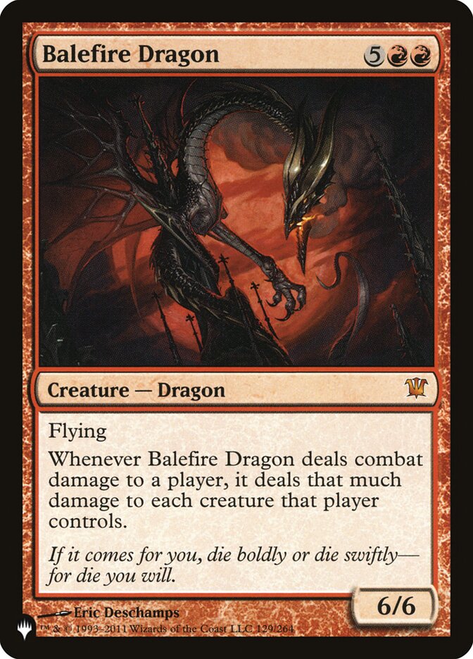 Balefire Dragon [The List] | Tables and Towers