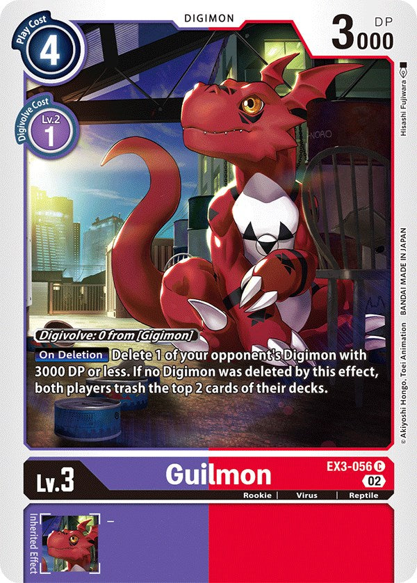 Guilmon [EX3-056] [Draconic Roar] | Tables and Towers