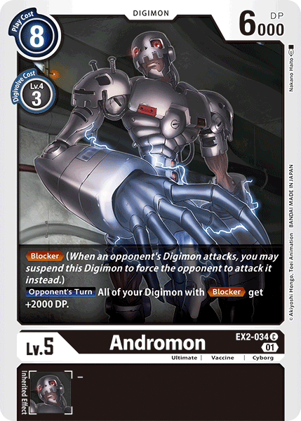 Andromon [EX2-034] [Digital Hazard] | Tables and Towers