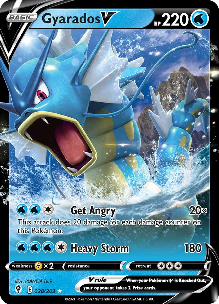 Gyarados V (028/203) [Sword & Shield: Evolving Skies] | Tables and Towers