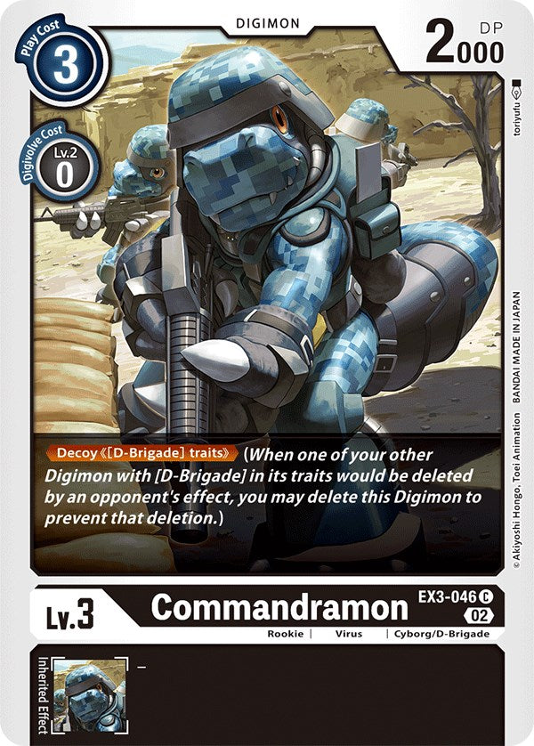 Commandramon [EX3-046] [Draconic Roar] | Tables and Towers