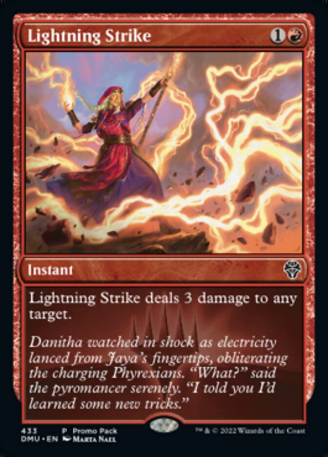 Lightning Strike (Promo Pack) [Dominaria United Promos] | Tables and Towers