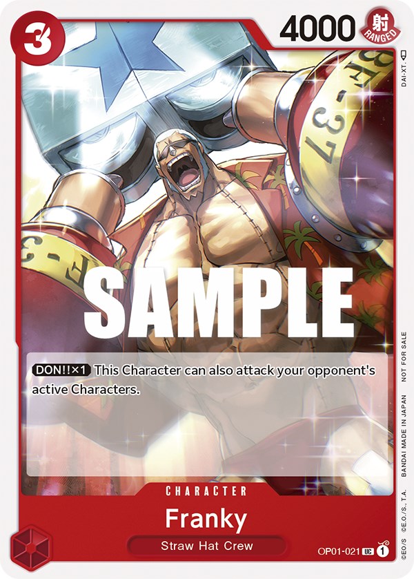 Franky (Tournament Pack Vol. 2) [One Piece Promotion Cards] | Tables and Towers