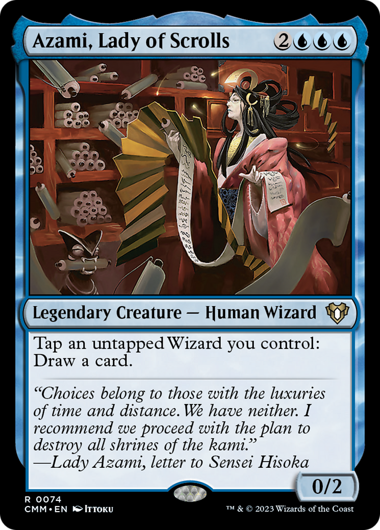 Azami, Lady of Scrolls [Commander Masters] | Tables and Towers