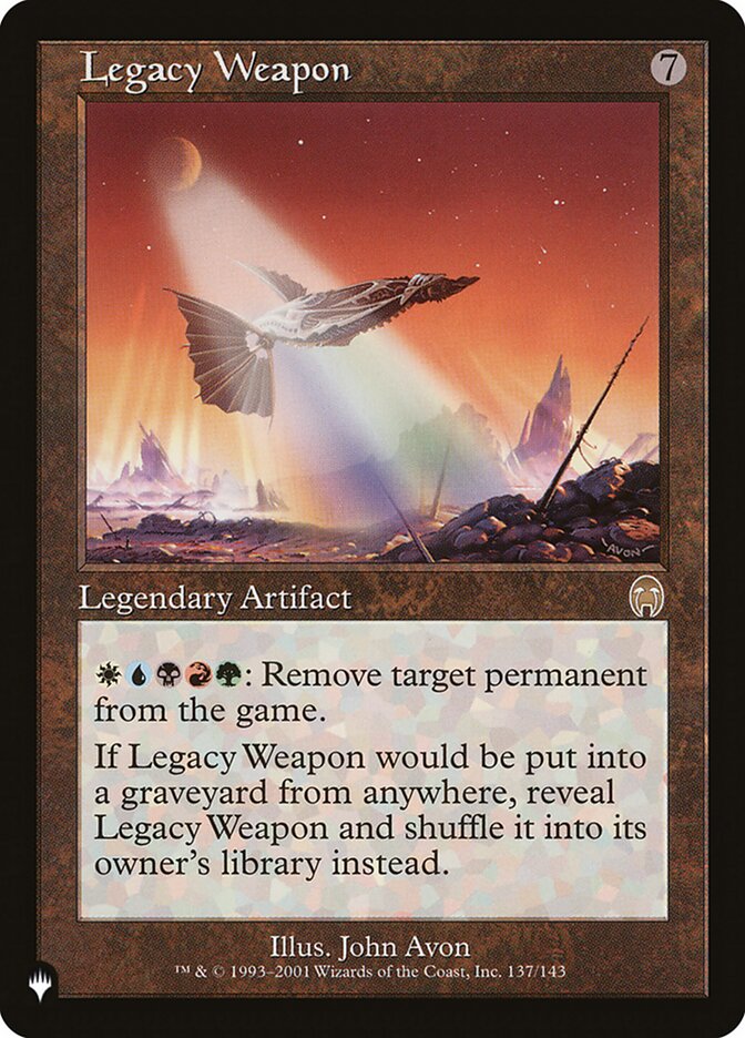 Legacy Weapon [The List] | Tables and Towers