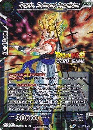 Gogeta, Godspeed Demolisher (Card Game Fest 2022) (BT12-038) [Tournament Promotion Cards] | Tables and Towers