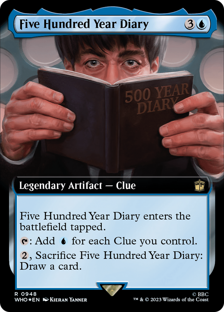 Five Hundred Year Diary (Extended Art) (Surge Foil) [Doctor Who] | Tables and Towers