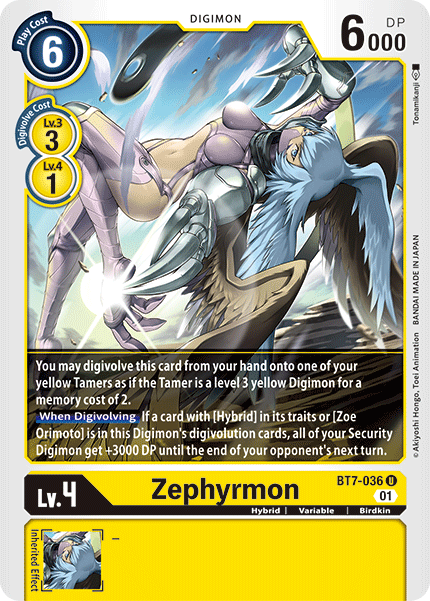 Zephyrmon [BT7-036] [Next Adventure] | Tables and Towers