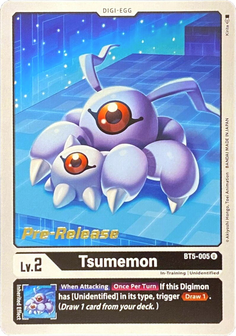 Tsumemon [BT5-005] [Battle of Omni Pre-Release Promos] | Tables and Towers