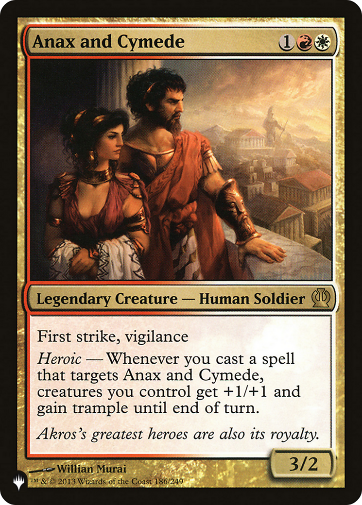 Anax and Cymede [The List] | Tables and Towers