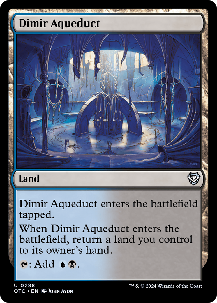 Dimir Aqueduct [Outlaws of Thunder Junction Commander] | Tables and Towers