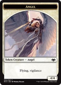 Angel (002) // Zombie (007) Double-Sided Token [Modern Horizons Tokens] | Tables and Towers