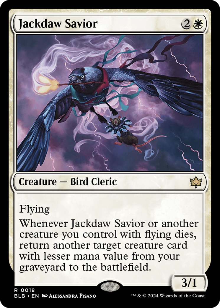 Jackdaw Savior [Bloomburrow] | Tables and Towers