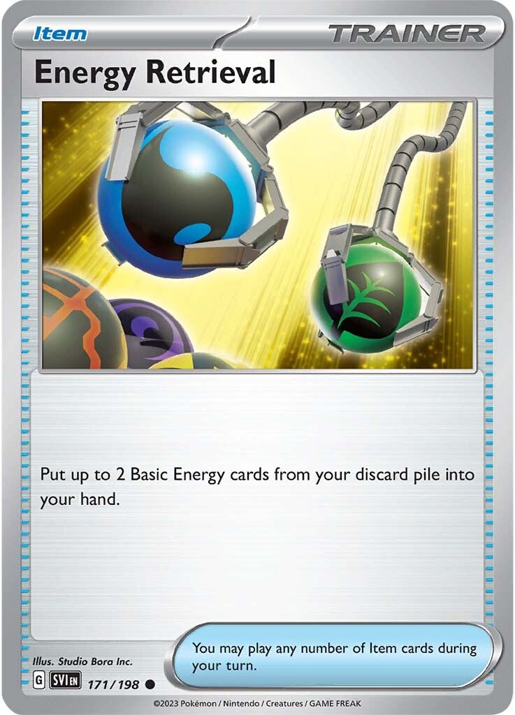 Energy Retrieval (171/198) [Scarlet & Violet: Base Set] | Tables and Towers