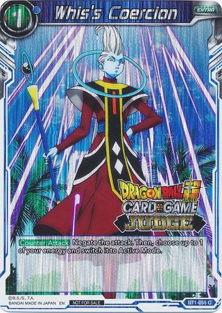 Whis's Coercion (BT1-055) [Judge Promotion Cards] | Tables and Towers