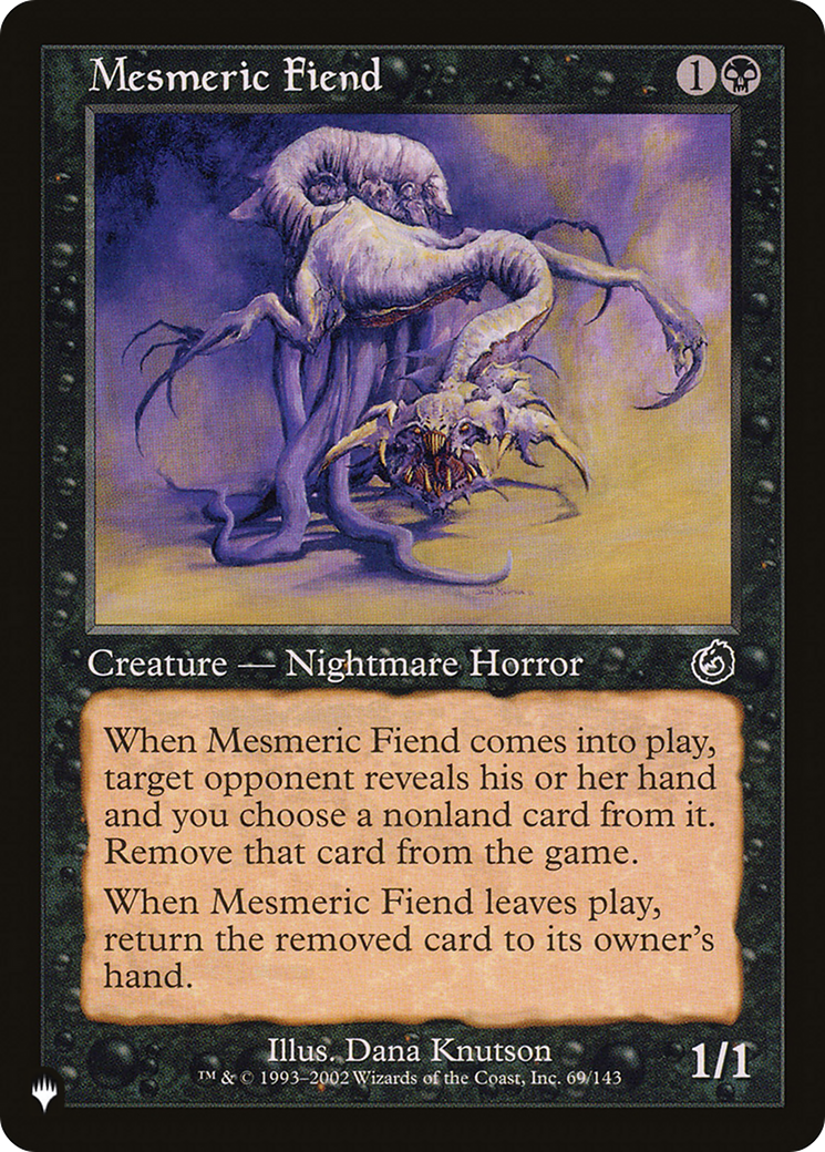 Mesmeric Fiend [The List Reprints] | Tables and Towers
