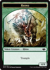 Rhino (013) // Spirit (016) Double-Sided Token [Modern Horizons Tokens] | Tables and Towers