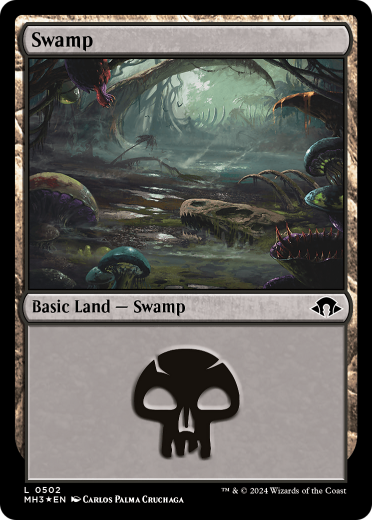 Swamp (0502) (Ripple Foil) [Modern Horizons 3] | Tables and Towers