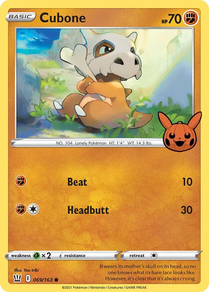 Cubone (069/163) [Trick or Trade] | Tables and Towers