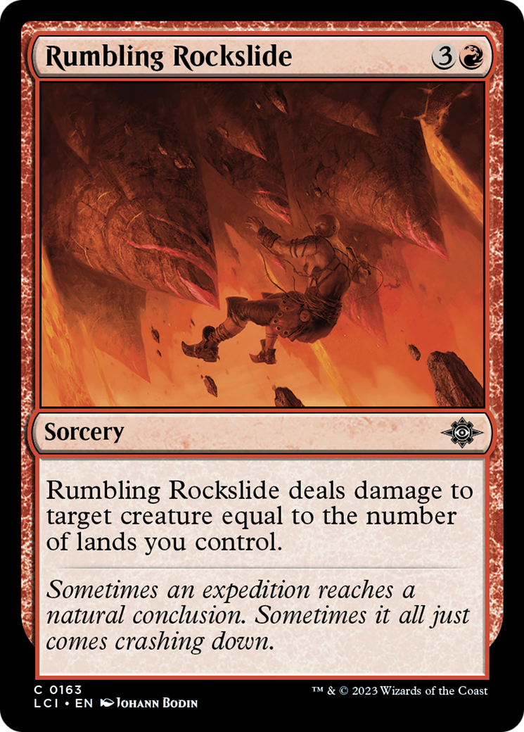 Rumbling Rockslide [The Lost Caverns of Ixalan] | Tables and Towers