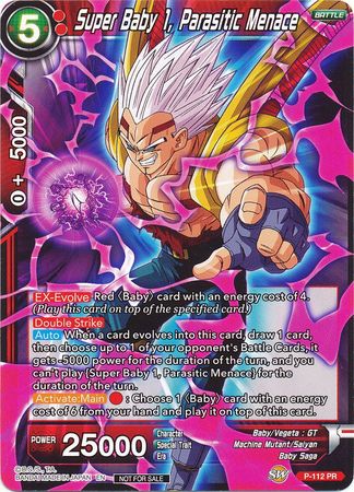 Super Baby 1, Parasitic Menace (Power Booster) (P-112) [Promotion Cards] | Tables and Towers