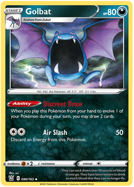 Golbat (090/163) [Sword & Shield: Battle Styles] | Tables and Towers