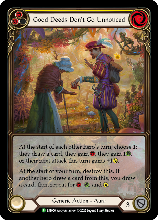 Good Deeds Don't Go Unnoticed [LSS006] (Promo)  Rainbow Foil | Tables and Towers