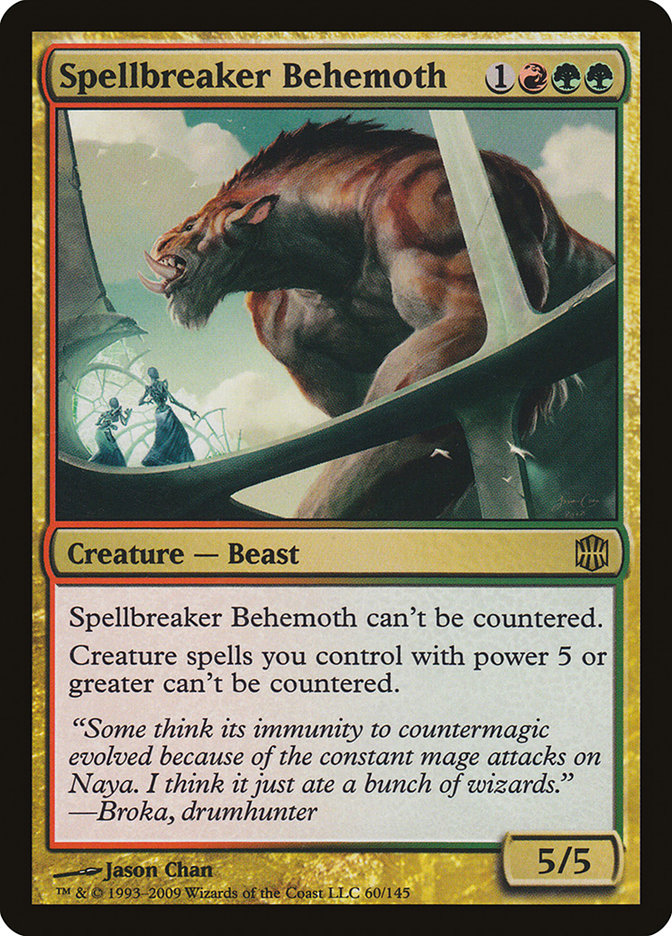 Spellbreaker Behemoth (Oversized) [Oversize Cards] | Tables and Towers